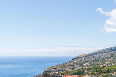 a view of the amalfi coast from positano at Casa Por Do Sol ll in Arco da Calheta