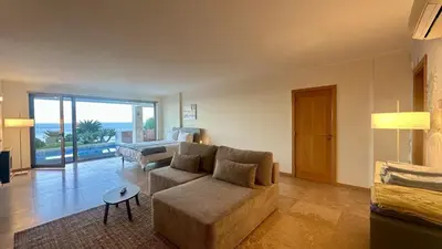 a living room with a couch and a table at Luz by Check-in Portugal in Luz