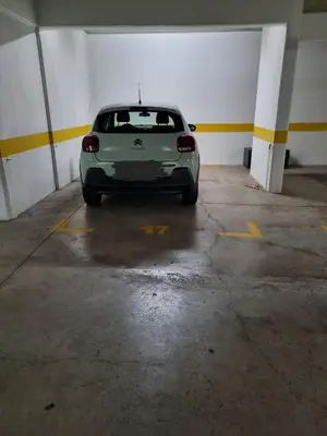 a silver car parked in a parking garage at Blue Sky by Susys Holidays in Funchal