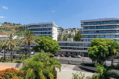 a view of a city with a building at Vila Formosa III by An Island Apart in Funchal