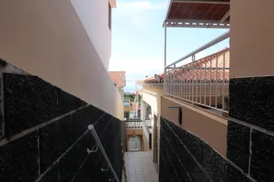 a view from the balcony of a building at Mill House in Ponta do Sol