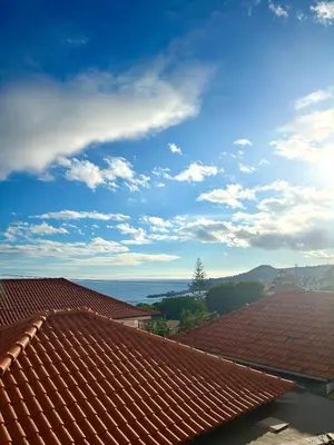 a view from the roof of a house at Casa Happy in Funchal