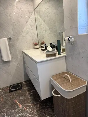 a bathroom with a sink and a toilet in it at Home Funchal Personal 3 in Funchal
