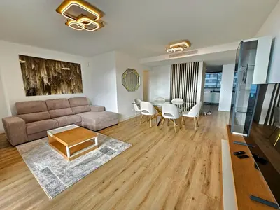 a living room with a couch and a table at Beautiful View by Rentallido in Funchal