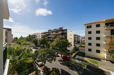 an aerial view of a city with buildings at Madalenas III by An Island Apart in Funchal
