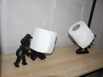 a roll of toilet paper sitting on a table at Charming Retreat Machico - 5 min Praia & Centro B in Machico