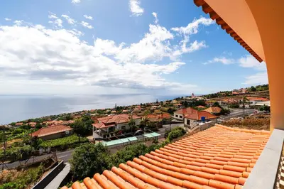 a view from the roof of a building at Michaels View - Calheta in Estreito da Calheta