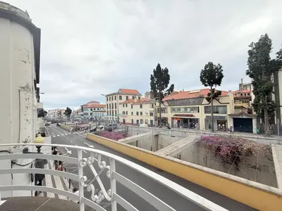 a view of a city from a bridge at Gold Center Funchal 104 in Funchal