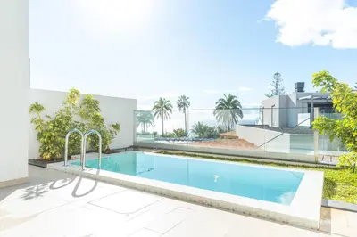 an image of a swimming pool on the roof of a house at Acqua Beach by Atlantic Holiday in Panasqueira