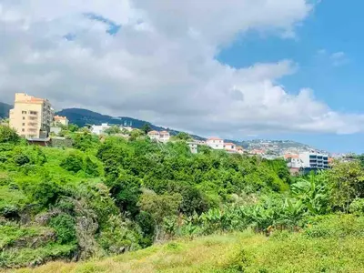a view of a city from a hill at Apartment with Mountain View in Funchal