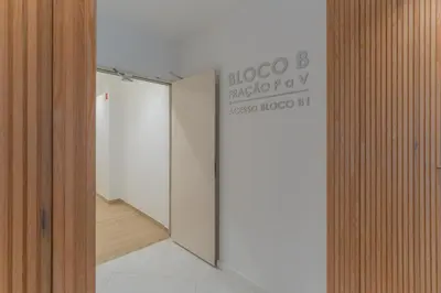a room with a door with a sign on the wall at FLH Ocean View Escape at Acqua Residences in Funchal