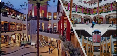 a view of a shopping mall with people in it at Madeira 1003 in Funchal