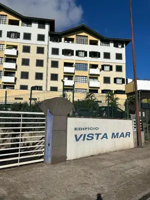 a view of a city with the ocean in the background at Ocean View II in Funchal