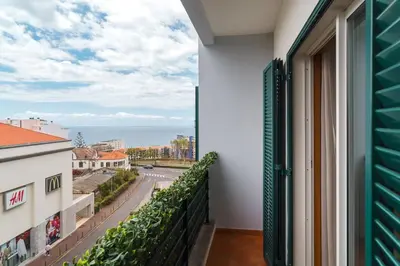 a balcony with a view of the ocean at GuestReady - Peaceful haven in Funchal in Funchal