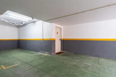 an empty room with yellow and white walls and a door at Conde Casa Branca by LovelyStay in Funchal