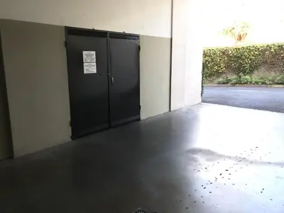 an empty room with two doors in a building at Apartment Funchal Wohnung mit Pool by Interhome in Funchal