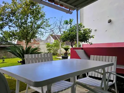 a table and two chairs on a patio at Holiday Home Haus Seixal by Interhome in Seixal