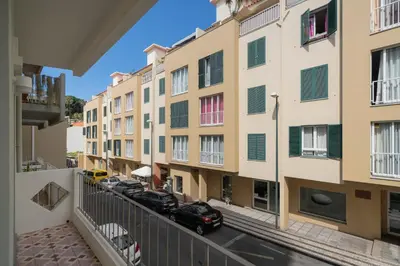 a view from the balcony of a building at With patio in Funchal city centre - AL'gria I in Funchal