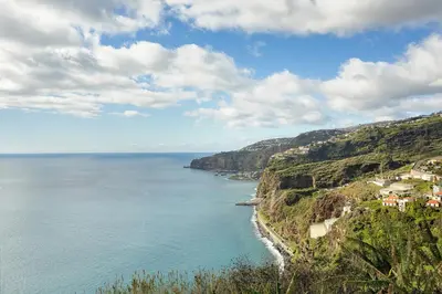 a view of the ocean from a cliff at Sunset Cliffs By Slice Of Heaven in Ribeira Brava
