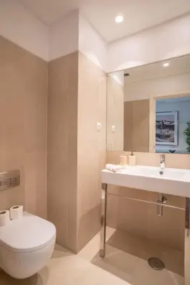 a bathroom with a toilet and a sink at Apartment Movenpick Apartment by Interhome in Funchal