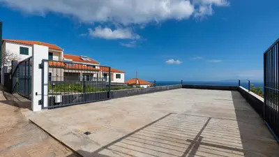 a large patio in front of a house at Casa da Fazenda by LovelyStay in Gaula