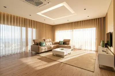 a living room with a couch and a table at Casa Joaquim by Rent2u, Lda in Arco da Calheta