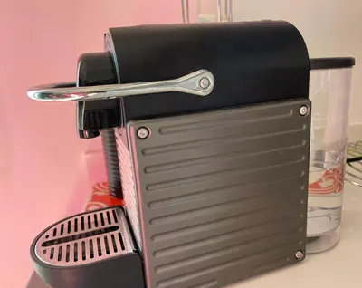 a metal appliance with a spatula on a counter at 4 bed 4 bathroom villa Quinta da Boavista in Lagos