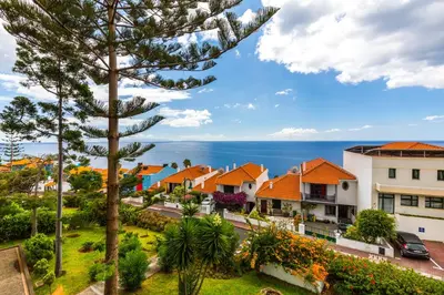 a view of a residential neighbourhood with houses at Vista Oceano II in Caniço