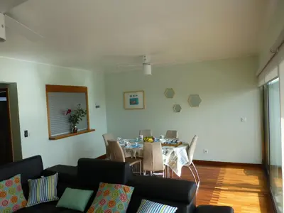 a living room with a couch and a table at Shearwaternest 2 Apartment in Funchal