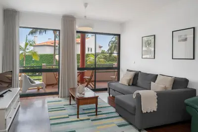 a living room with a couch and a table at Varandas do Funchal II by An Island Apart in Funchal