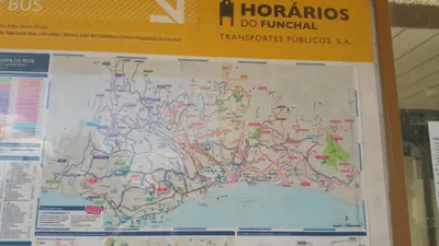 a map at Funchal Apartament Marina View with PARKING FREE in Funchal
