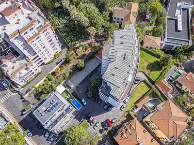 an overhead view of a city with buildings at Apartamento Jasmineiro - By WeHost in Funchal