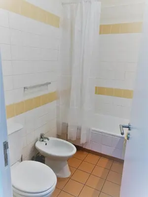 a bathroom with a toilet and a sink and a shower at Feel Funchal in Funchal