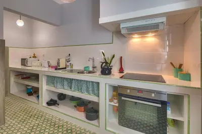 a kitchen with a sink and a counter top at Endemic - Concept Apartment in Funchal
