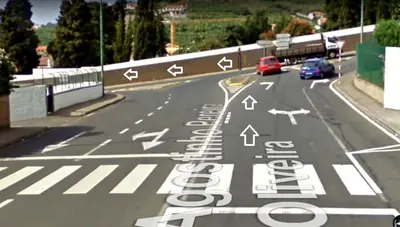 a rendering of a street with cars on the road at Colinas do Sol in Funchal