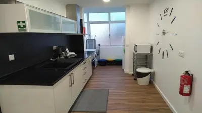 a kitchen with a sink and a counter top at Mary Jane Apartment Funchal by Rentallido in Funchal