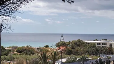 a view of the ocean from a resort at OurMadeira - Villa Mary in Porto Santo