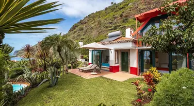 a villa with a view of the ocean at OurMadeira - Villa do Mar I in Arco da Calheta