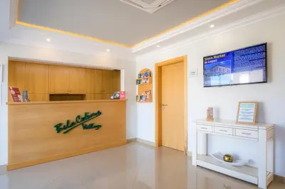 a hospital room with a sign on the wall at Boavista Golf & Spa - Bela Colina Holidays in Lagos