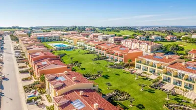 an aerial view of a campus with buildings at Boavista Golf & Spa - Bela Colina Holidays in Lagos