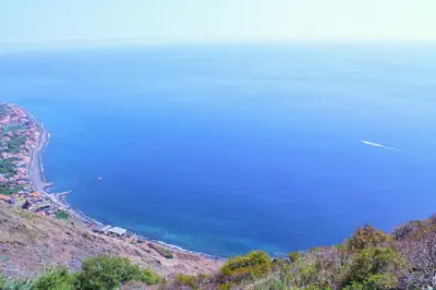 an aerial view of a large body of water at Studio One | Massapez | Fajã da Ovelha | Calheta in Fajã da Ovelha