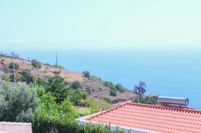 a view of the ocean from the roof of a house at House of Massapez | Calheta in Fajã da Ovelha