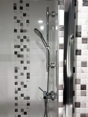 a shower in a bathroom with a glass door at Cozy Duplex Retreat by Green Park & Ocean View in Funchal