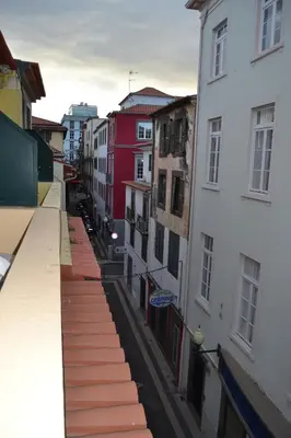 a view of an alleyway between two buildings at Central Suite in Funchal 3N in Funchal