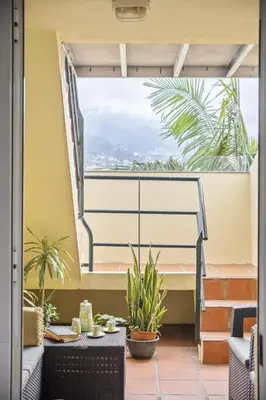 a balcony with a view of the ocean at Eyes in the Sky in Funchal