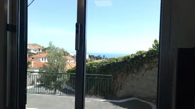 a view out of a window of a house at Vivenda Cabral in Funchal
