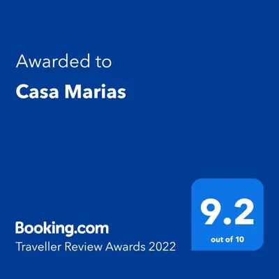 a screenshot of a cell phone with the text upgraded to casa marias at Casa Marias in Calheta