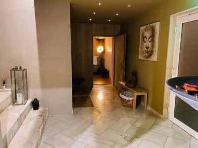 a bathroom with a tub and a sink in a room at Vila Valverde Design Country Hotel in Luz