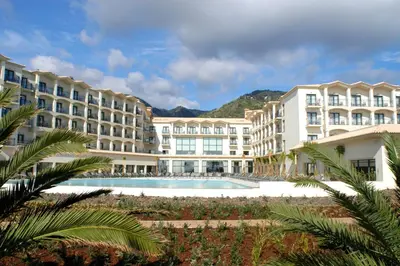 a view of the resort from the courtyard at Vila Gale Santa Cruz in Santa Cruz
