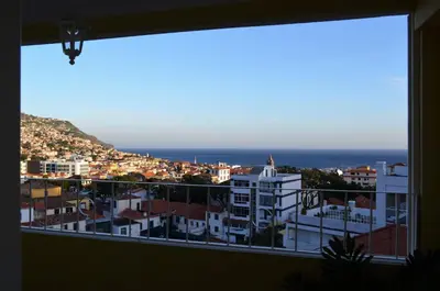 a view of a city from a window at Funchal Window by Homie in Funchal